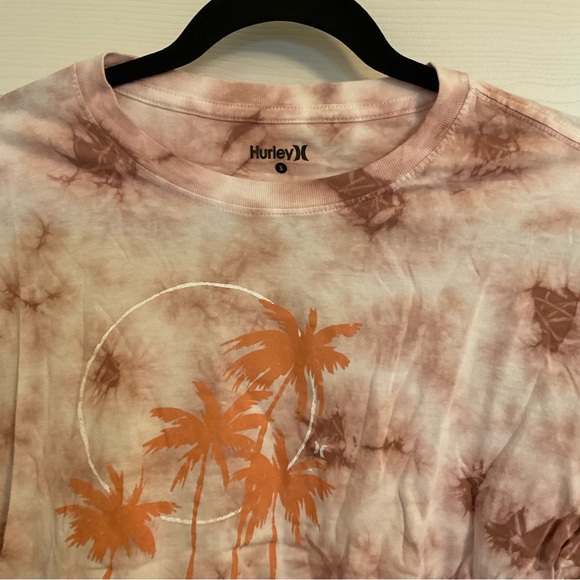 Hurley Taryn tie dye cropped tee size small - Picture 4 of 6